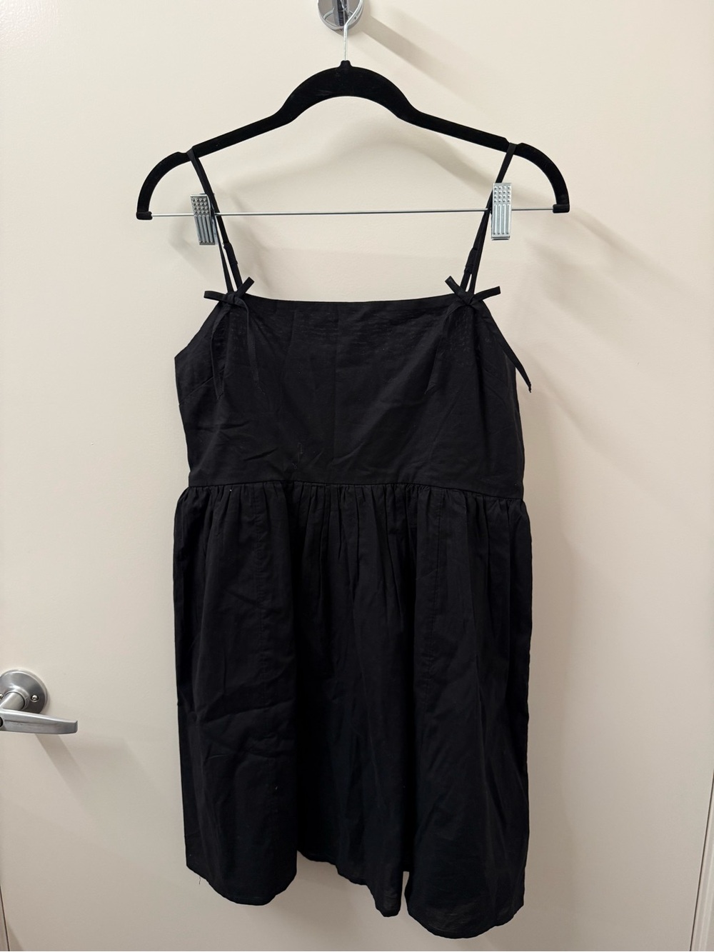Abound Black Spaghetti-Strap Mini Dress NWT